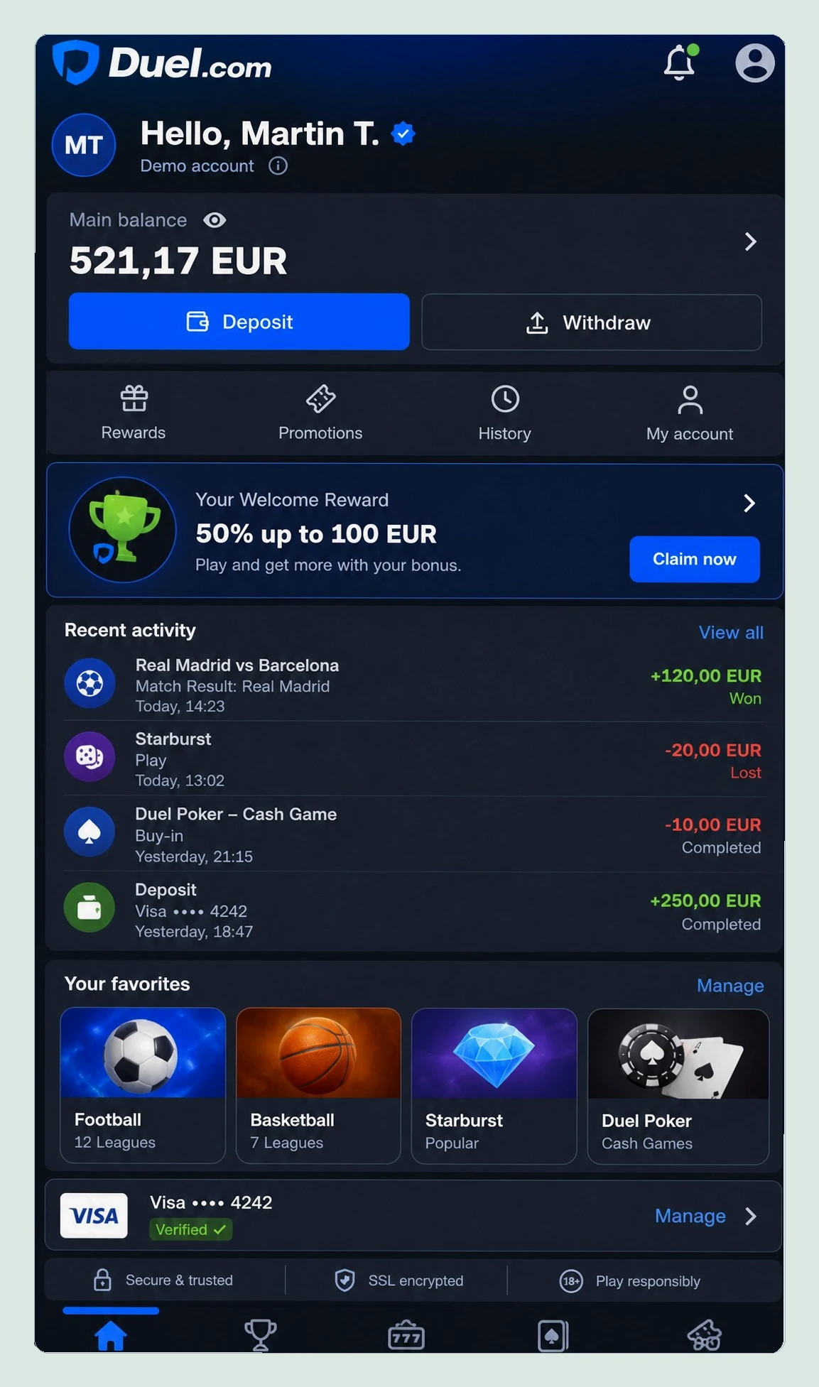 Duel.com — στοιχηματικες εταιριες χωρις ταυτοποιηση